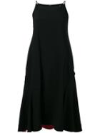 Jil Sander Navy Woven Dress, Women's, Size: 38, Black, Acetate/rayon/spandex/elastane