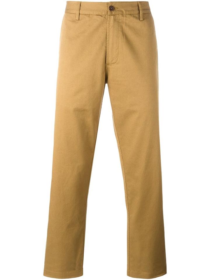 Universal Works 'aston' Chinos, Men's, Size: 36, Nude/neutrals, Cotton