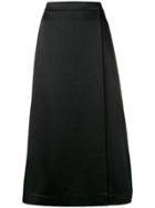 Theory Cropped Apron Culottes - Black
