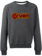 Carven Logo Patch Sweatshirt, Men's, Size: Xl, Grey, Cotton