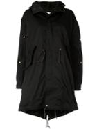Tu Es Mon Trésor Army Hooded Parka - Black