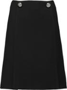 Prada Buttoned Front Panel Skirt - Black