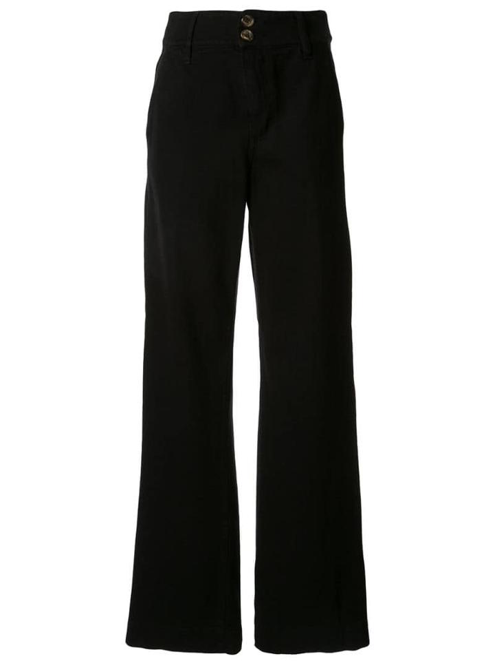 Nobody Denim Francoise Wide-leg Jeans - Black