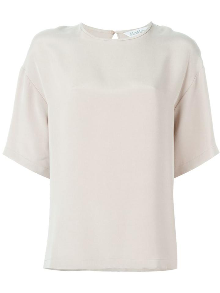 Max Mara Round Neck T-shirt Blouse
