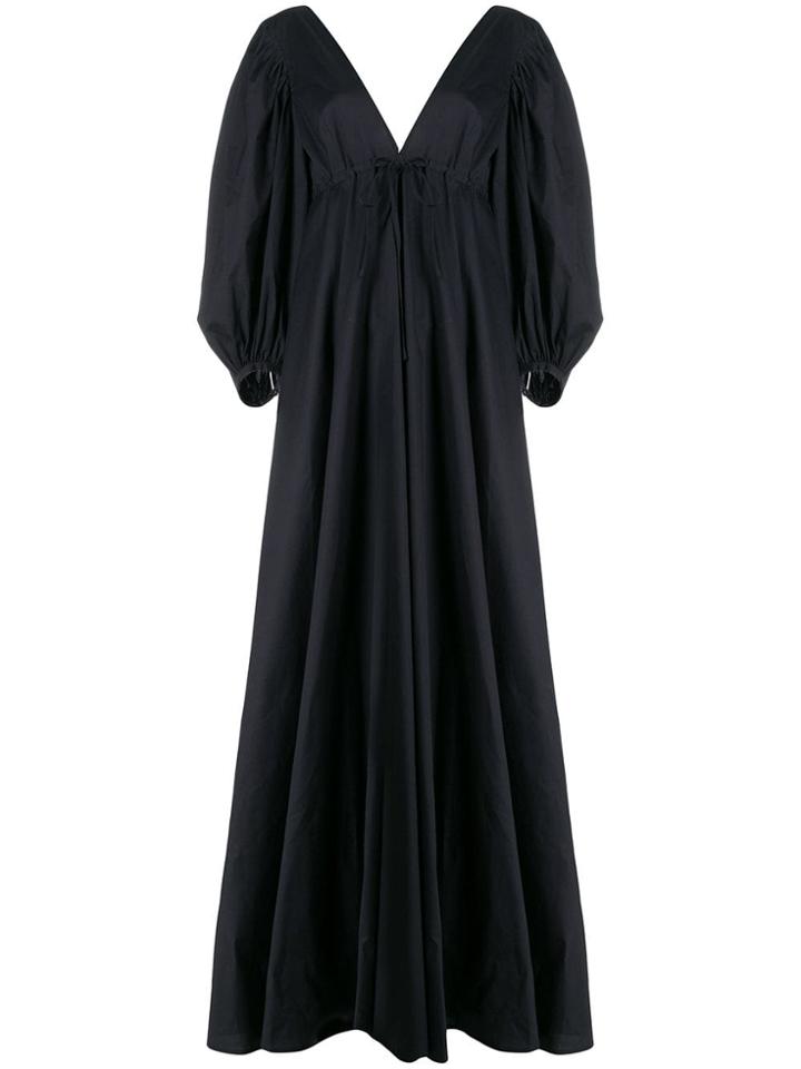 Staud Billowing Maxi Dress - Black