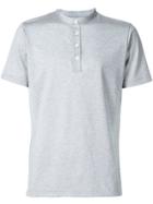 Eleventy Henley T-shirt - Grey