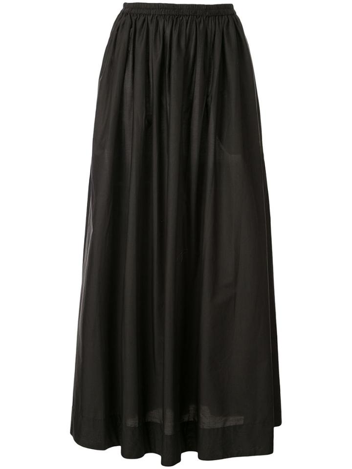 Matteau Gathered Long Skirt - Black