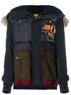 Dsquared2 Patchwork Padded Jacket - Multicolour