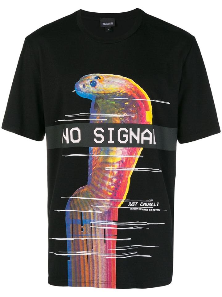 Just Cavalli No Signal T-shirt - Black