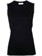 Astraet - Ribbed Tank Top - Women - Cotton - One Size, Black, Cotton