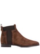 Tod's Flat Ankle Boots - Brown