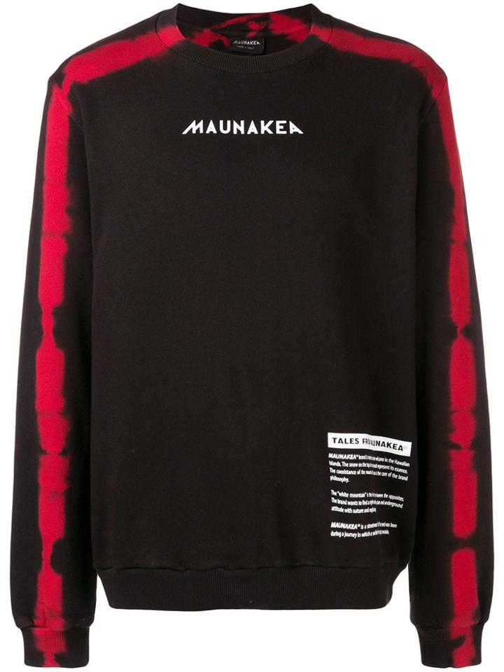 Mauna Kea Tie-dye Logo Sweatshirt - Black