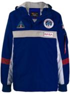 Alpha Industries Nasa Logo Anorak Jacket - Blue