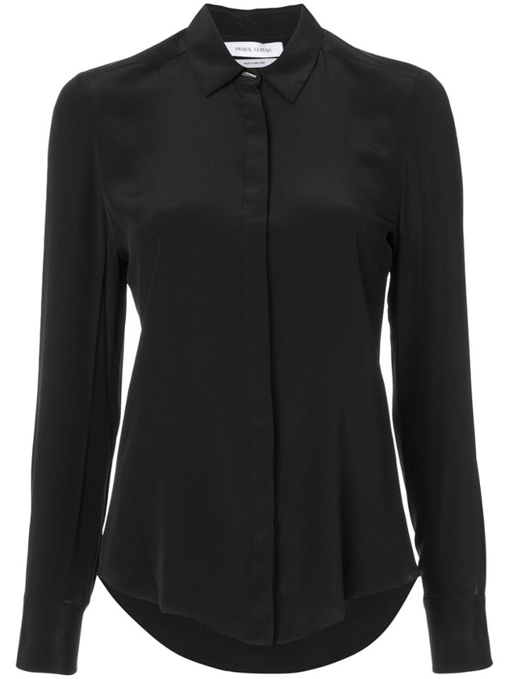 Prabal Gurung Draped Back Shirt - Black