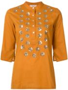 Figue - Jasmine Tunic Top - Women - Cotton - S, Yellow/orange, Cotton