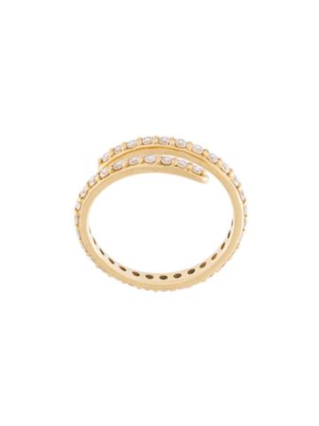 Sarah Noor 'swirl' Diamond Ring - Metallic