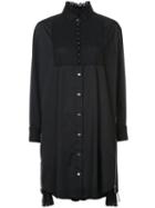 Sacai - Tuxedo Collar Tunic Shirt - Women - Cotton/polyester - 2, Black, Cotton/polyester