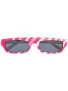 Moschino Eyewear Brushstroke Sunglasses - Pink