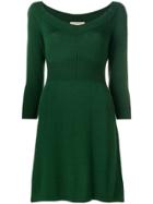 A.n.g.e.l.o. Vintage Cult Flared Short Dress - Green