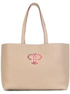 Emilio Pucci Logo Print Shoulder Bag, Women's, Nude/neutrals