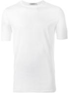 Fashion Clinic Crew Neck T-shirt, Men's, Size: L, White, Cotton