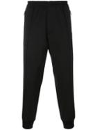 Dsquared2 Cropped Jogging Pants, Men's, Size: 52, Black, Viscose/polyester/virgin Wool/spandex/elastane