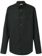 Versace Jeans Monogram Embroidered Shirt - Black