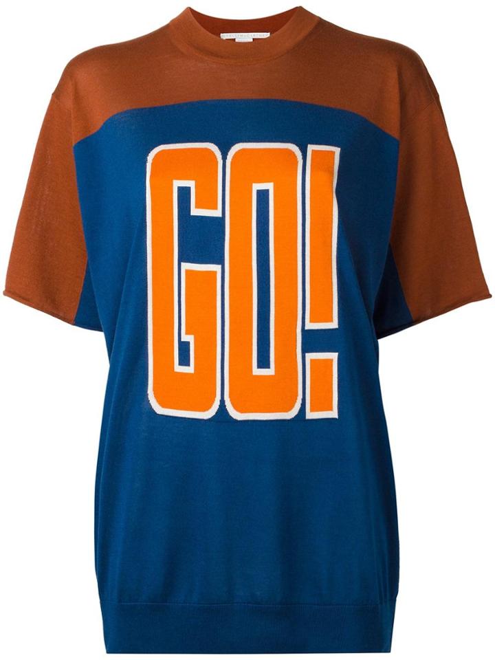 Stella Mccartney Go! Knitted Top - Blue