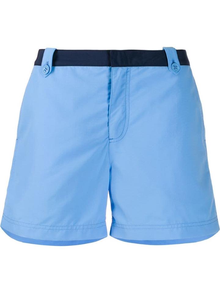 Orlebar Brown Contrast Waistband Swim Shorts - Blue