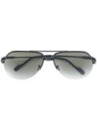 Tom Ford Eyewear Gradient Aviators - Black