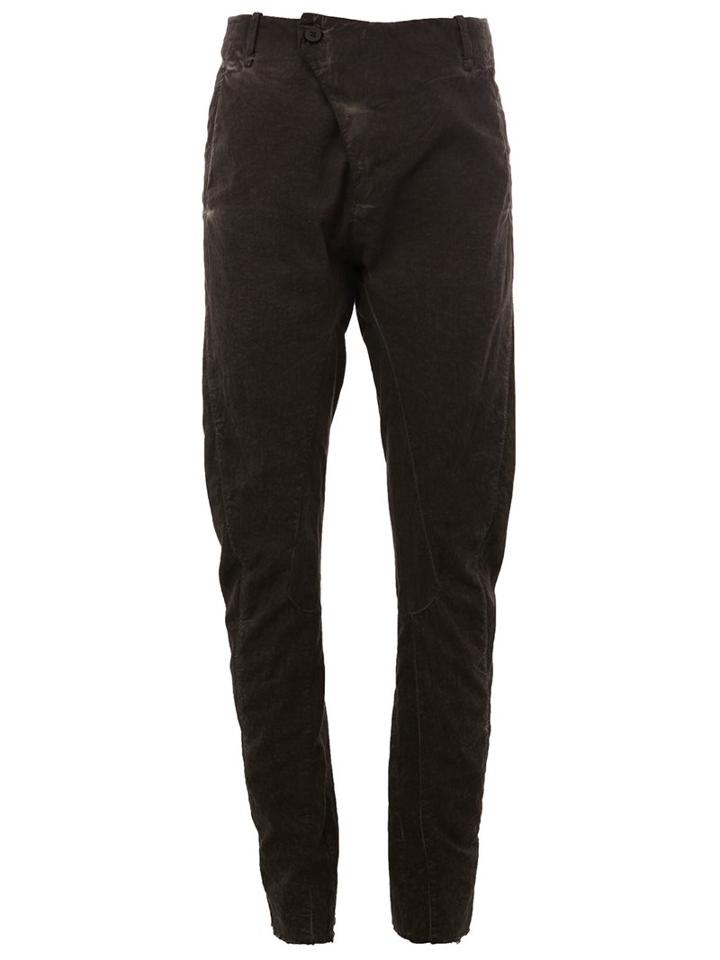 Masnada Seam Detail Skinny Trousers, Men's, Size: 50, Grey, Cotton/polyamide/cashmere