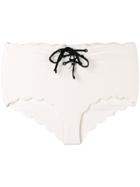 Marysia Riviera Lace-up Bikini Bottom - White