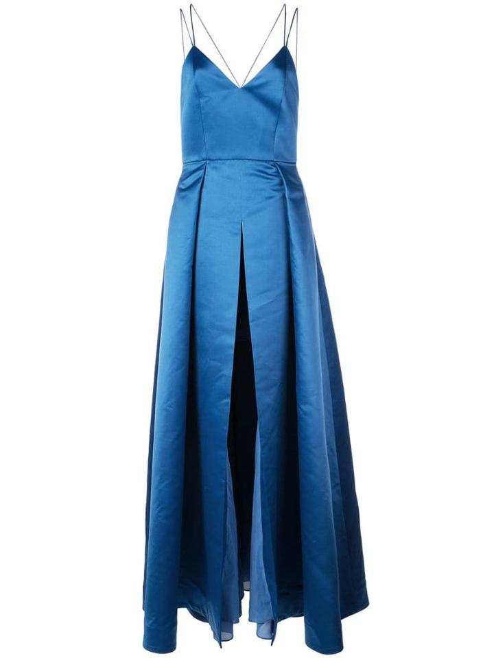 Alice+olivia Marilla Strappy Gown - Blue