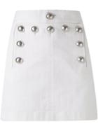 Gucci Buttoned Denim Skirt