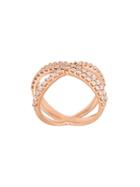 Alinka Katia Diamond Ring, Women's, Size: M, Metallic, Diamond/18kt Rose Gold