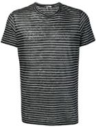 Isabel Marant Striped Washed Shirt - Black