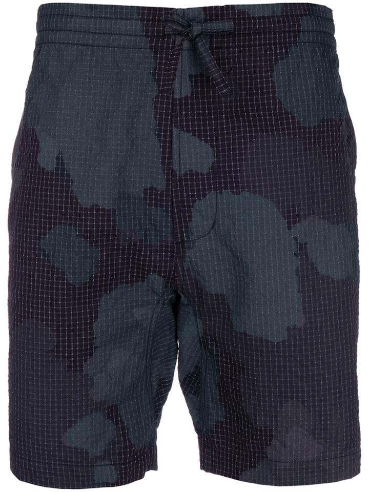Maharishi Stained Swim Shorts - Grey