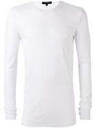 Unconditional Ribbed Crew Neck T-shirt - White