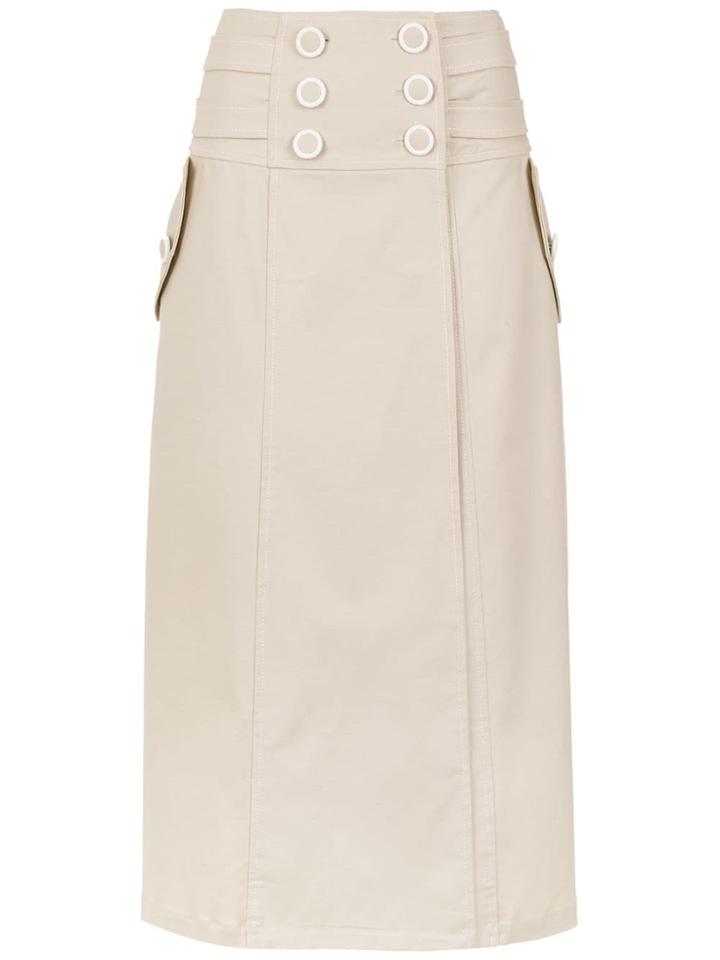 Framed Explorer Midi Skirt - Nude & Neutrals