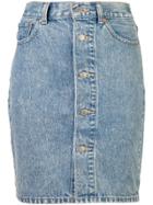 Levi's Button Mom Skirt - Blue