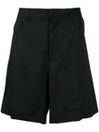Facetasm - Pleated Shorts - Men - Cashmere/wool - 5, Black, Cashmere/wool