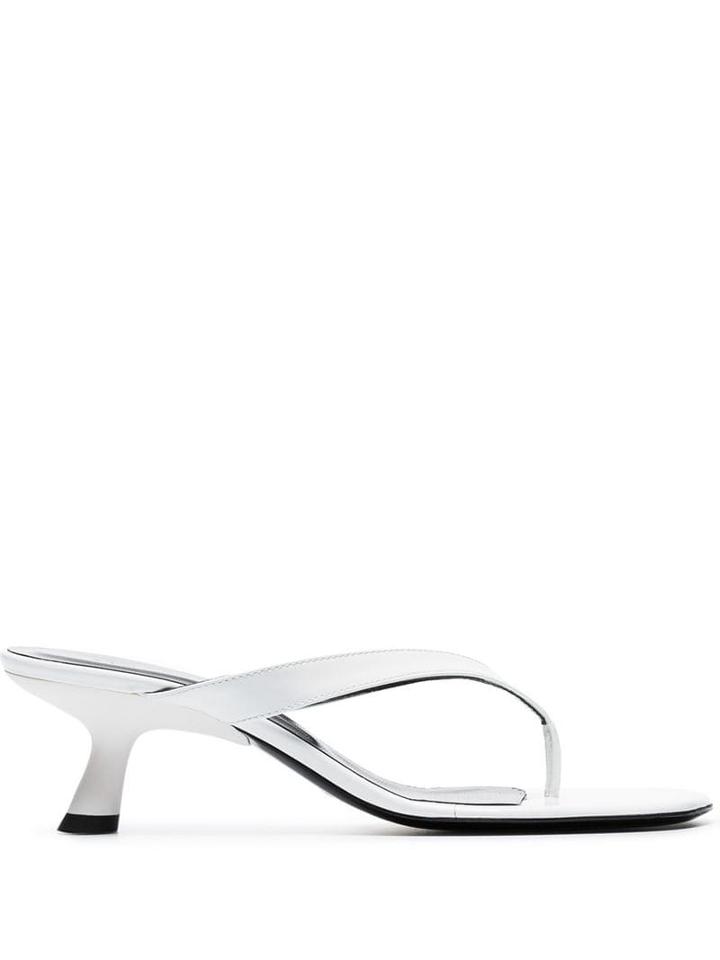 Simon Miller White Beep 45 Thong Sandals