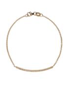 Lizzie Mandler Fine Jewelry 18kt Yellow Gold Knife Edge Diamond Bar