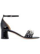 Deimille Chunky Heel Sandals - Black