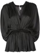 Maison Rabih Kayrouz Draped Blouse - Black