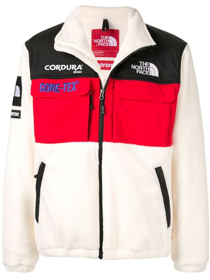 Supreme Tnf Expedition Fleece Jacket - Red