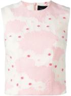 Simone Rocha Floral Brocade Top, Women's, Size: 10, Pink/purple, Silk/cotton/nylon/pbt Elite