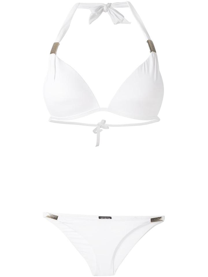 Moeva 'doris' Swimsuit, Women's, Size: Large, White, Polyamide/spandex/elastane