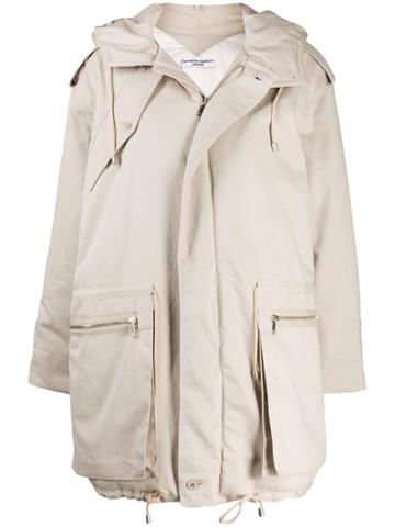 Katharine Hamnett London Oversized Hooded Parka - Neutrals