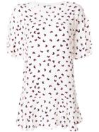 P.a.r.o.s.h. Butterfly Print Dress - White